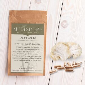 Lions Mane Medicinal Mushroom Capsules