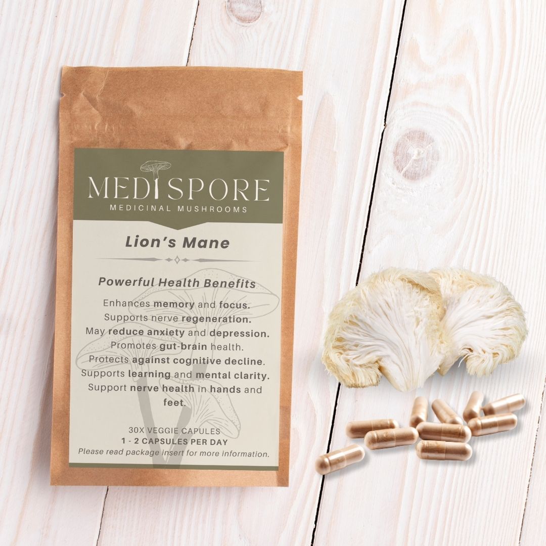 Lions Mane Medicinal Mushroom Capsules
